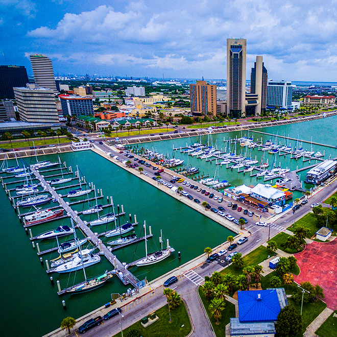 The Corpus Christi, skyline.